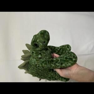 Cute Plush Dinosaur Toy - Green Spiky Soft Stuffed Animal